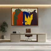 Artist5 - Art - Rope Dancer Shadows Accompany - Framed Canvas