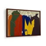 Rope Dancer Shadows Accompany - Framed Canvas