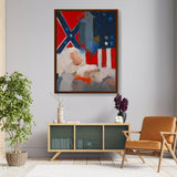 The Last Civil War Veteran - Framed Canvas
