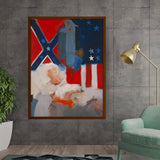 Artist5 - Art - The Last Civil War Veteran - Framed Canvas