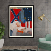 Artist5 - Art - The Last Civil War Veteran - WALL MOUNT FRAME