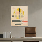 Artist5 - Art - Yellow Circle - Acrylic Wall Photo