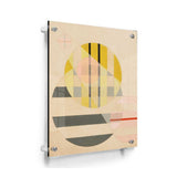 Yellow Circle - Acrylic Wall Photo