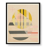 Yellow Circle - WALL MOUNT FRAME