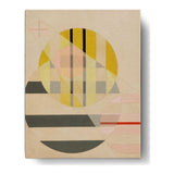 Yellow Circle - Wall Canvas