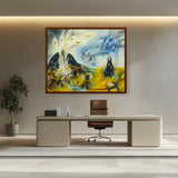 Artist5 - Art - Listen To Living Art - Framed Canvas