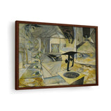 The Onyx Of Electra - Framed Canvas