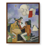 The Conquest Of The Air - Framed Canvas