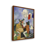 The Conquest Of The Air - Framed Canvas