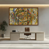 Artist5 - Art - Desert - Framed Canvas