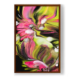 Vibrant World Of Colors - Framed Canvas