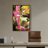Artist5 - Art - Vibrant World Of Colors - Framed Canvas