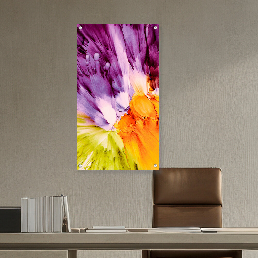 Artist5 - Art - Vibrant Colors Splashed - Acrylic Wall Photo