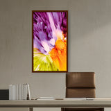 Artist5 - Art - Vibrant Colors Splashed - Framed Canvas