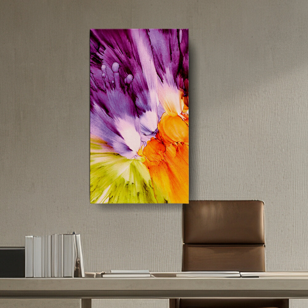 Artist5 - Art - Vibrant Colors Splashed - Wall Canvas