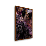 A Floral Artwork. - Framed Canvas
