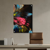 Artist5 - Art - Dynamic Interplay Of Hues - Acrylic Wall Photo
