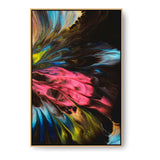 Dynamic Interplay Of Hues - FLOATING FRAME