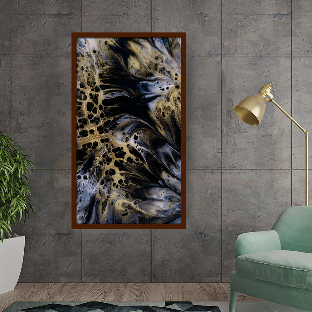 Artist5 - Art - Unique Blend Of Colors - Framed Canvas