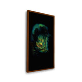 A Flower Illuminated - Framed Canvas