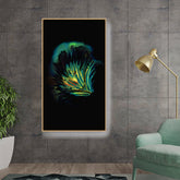 Artist5 - Art - A Flower Illuminated - FLOATING FRAME