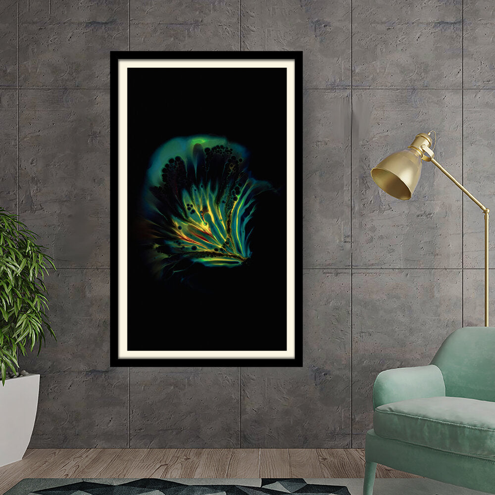Artist5 - Art - A Flower Illuminated - WALL MOUNT FRAME
