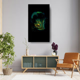 A Flower Illuminated - Wall Canvas