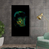Artist5 - Art - A Flower Illuminated - Wall Canvas