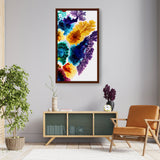 Spectrum Of Colors - Framed Canvas