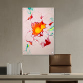 Artist5 - Art - A Colorful Flower Painting - Acrylic Wall Photo