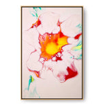 A Colorful Flower Painting - FLOATING FRAME