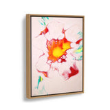 A Colorful Flower Painting - FLOATING FRAME