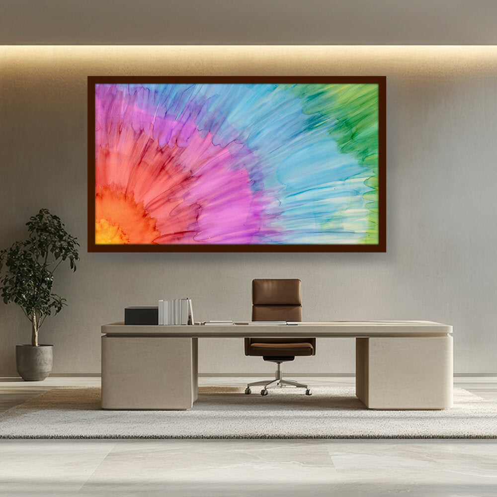 Artist5 - Art - Flower - Framed Canvas