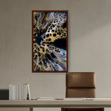 Artist5 - Art - Flower In Black And White - Framed Canvas