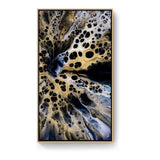 Flower In Black And White - FLOATING FRAME