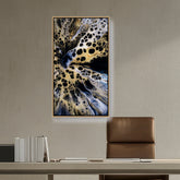 Artist5 - Art - Flower In Black And White - FLOATING FRAME