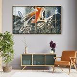 Dive Bomber And Tank - FLOATING FRAME