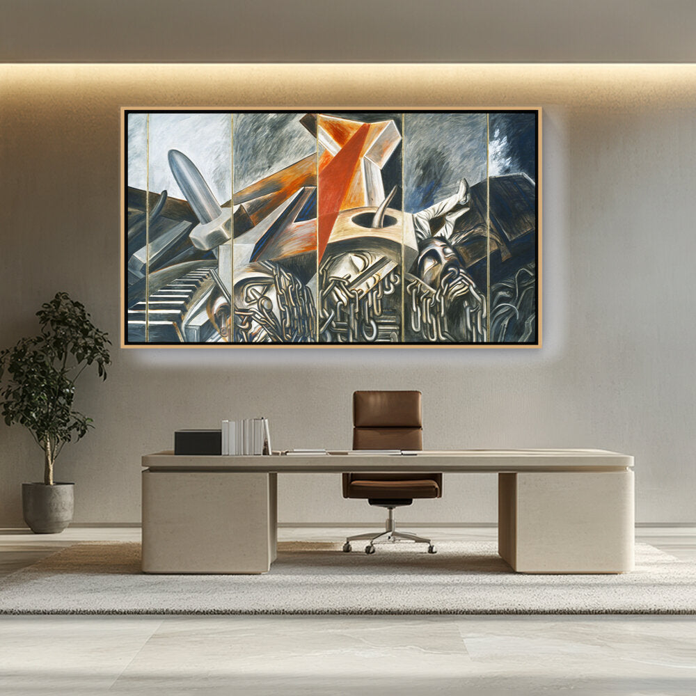 Artist5 - Art - Dive Bomber And Tank - FLOATING FRAME