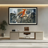 Artist5 - Art - Dive Bomber And Tank - WALL MOUNT FRAME