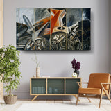 Dive Bomber And Tank - Wall Canvas