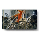 Dive Bomber And Tank - Wall Canvas