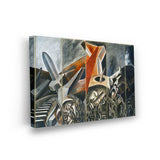 Dive Bomber And Tank - Wall Canvas
