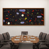 Artist5 - Art - The Song Of The Vowels - Framed Canvas