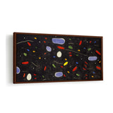 The Song Of The Vowels - Framed Canvas