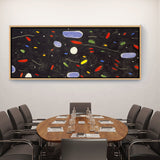 Artist5 - Art - The Song Of The Vowels - FLOATING FRAME