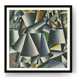 Woman With Pails - WALL MOUNT FRAME