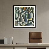 Artist5 - Art - Woman With Pails - WALL MOUNT FRAME