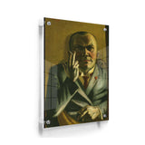 Self Portrait With A Cigarette - Acrylic Wall Photo