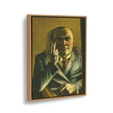 Self Portrait With A Cigarette - FLOATING FRAME