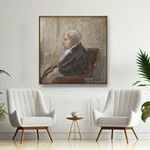 Artist5 - Art - Seated Man - FLOATING FRAME